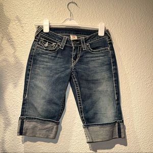 True Religion Bermuda Cuffed Shorts